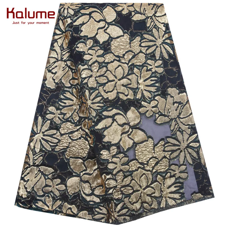 Серая африканская сухая кружевная ткань вышитое кружево в нигерийском стиле для