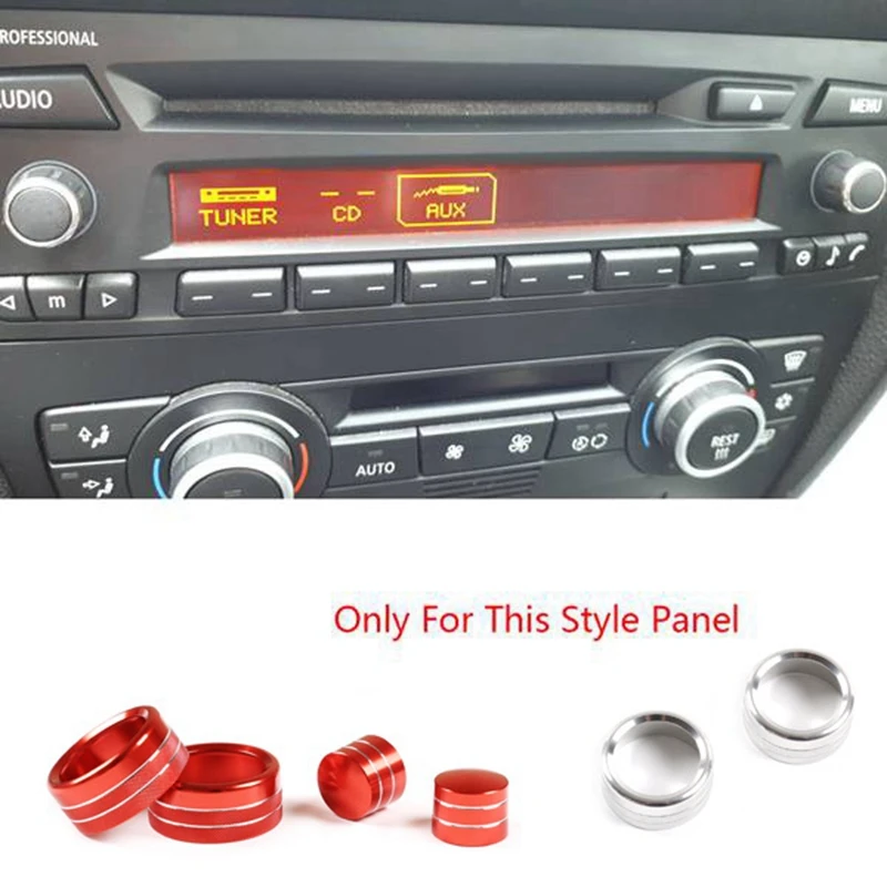 

Car Air Conditioning Sound Knob Cover Interior Decoration For-BMW 3 Series E90 E92 E93 2006-2012