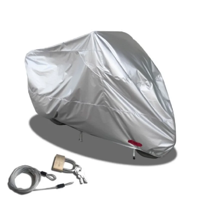 

Motorcycle Cover Motorcycle Clothing Electric Car Rainproof Dust Cover Black Silver Color Matching Optional