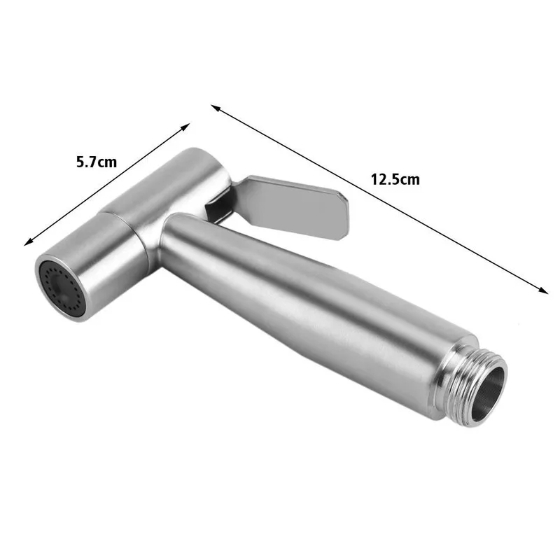 

Sunshine Xiaomi SG READY STOCK Stainless Steel Hand Held Toilet Bidet Sprayer Bathroom Shower Water Spray Head