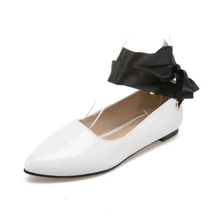 

Plus Size Flat lace up single shoes summer flat ladies women shoes woman