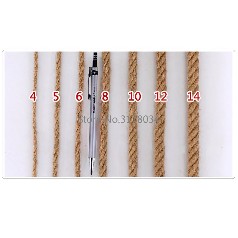 10mm Natural Jute Fabric Rope Twine Rolls for DIY Basket Craft and Cat Pet Scratching - Hemp Twisted Cord Macrame String, Handmade Decor image 4