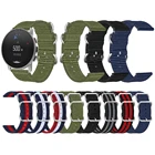 Браслет для SUUNTO 9 PEAK, тканый нейлоновый ремешок для часов SUUNTO 3, серебряное кольцо с пряжкой, тканевый ремешок для часов, аксессуары для браслета