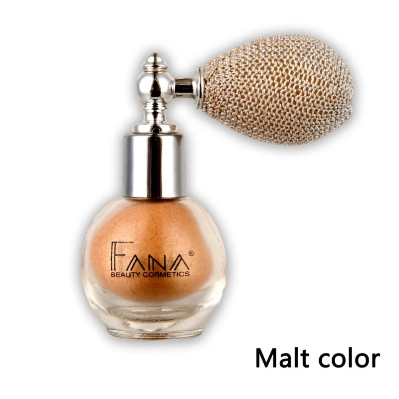 Блестящий хайлайтер пудра Мини Портативный атомайзер для макияжа флакон с