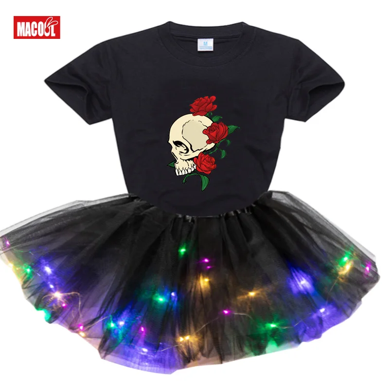 Светильник платья для девочек комплект маленьких принцесс летнее праздвечерние