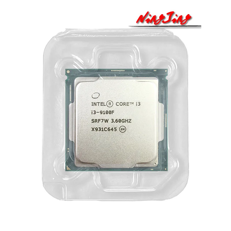 Процессор Intel Core i3-9100F i3 9100F 3 6 ГГц четырехъядерный четырехпоточный процессор 65 Вт