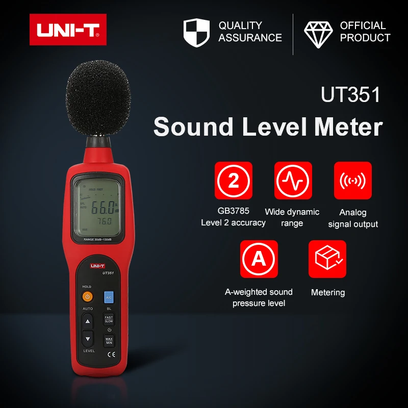 UT351 измеритель уровня звука цифровой диагностический инструмент