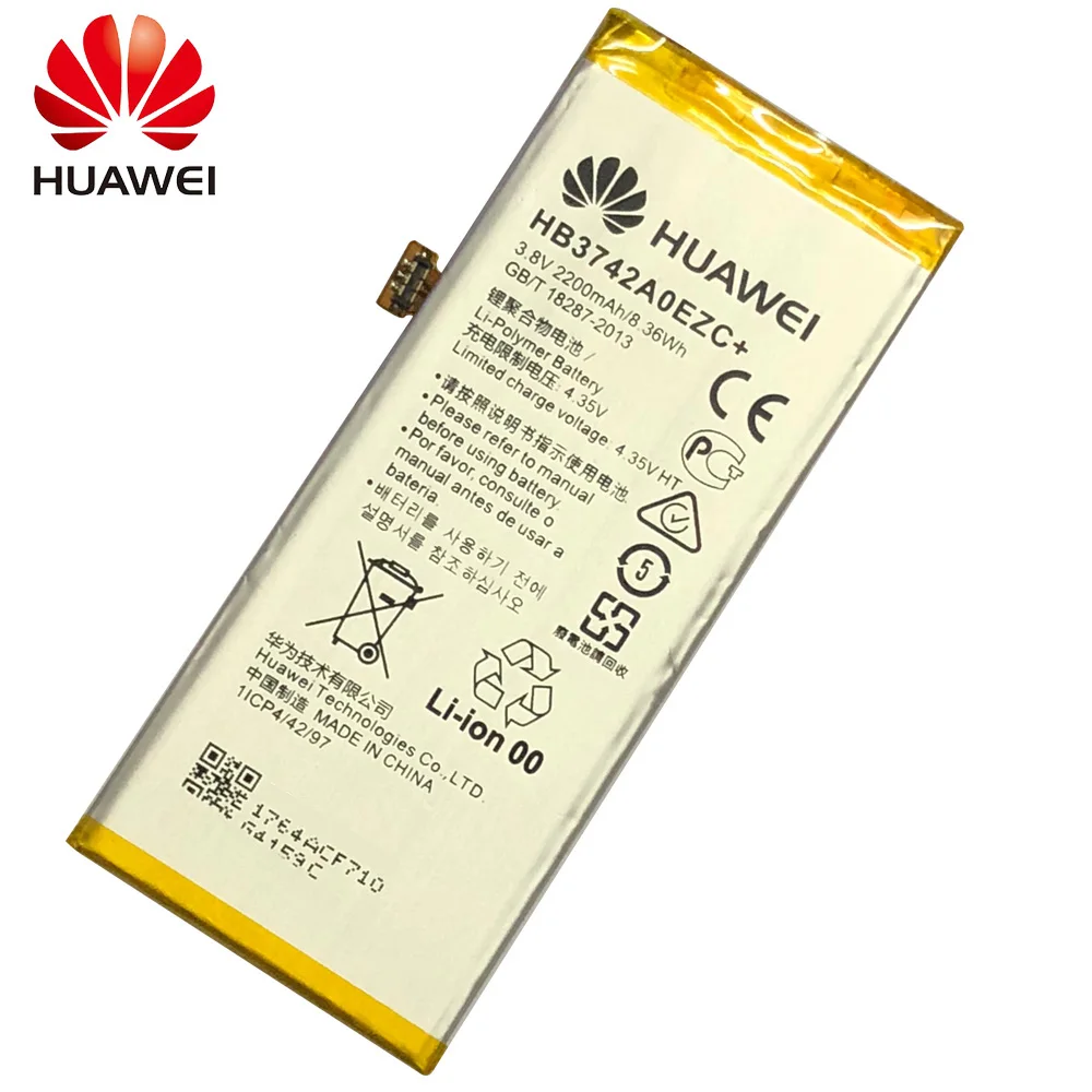 Hua Wei Original Phone Battery HB3742A0EZC+ for Huawei Ascend P8 Lite P9 honor 9 P10 Nova 2 Replacement Batteries | Мобильные