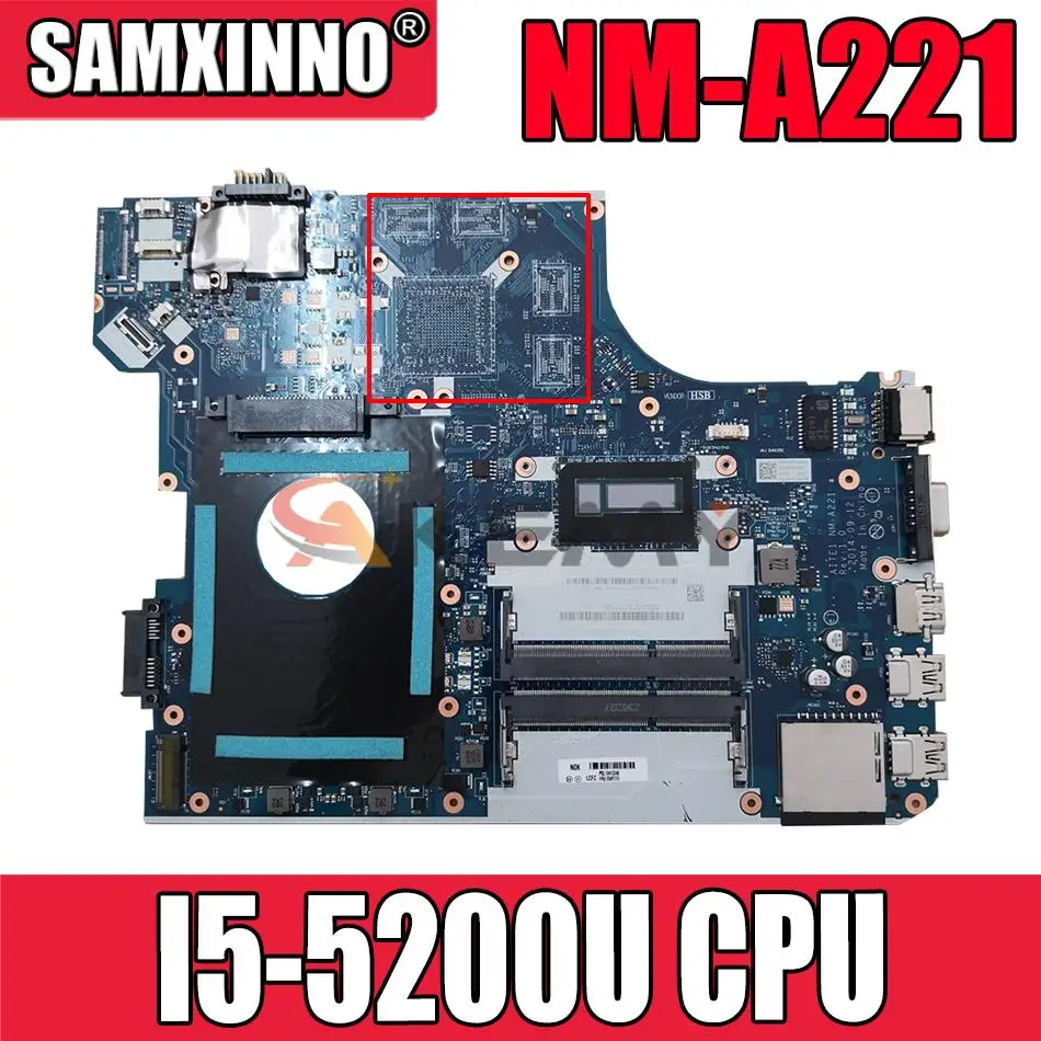 

00HT638 для LENOVO Thankpad E550 I5-5200U Notebook системная плата NM-A221 DDR3 Материнская плата для ноутбука