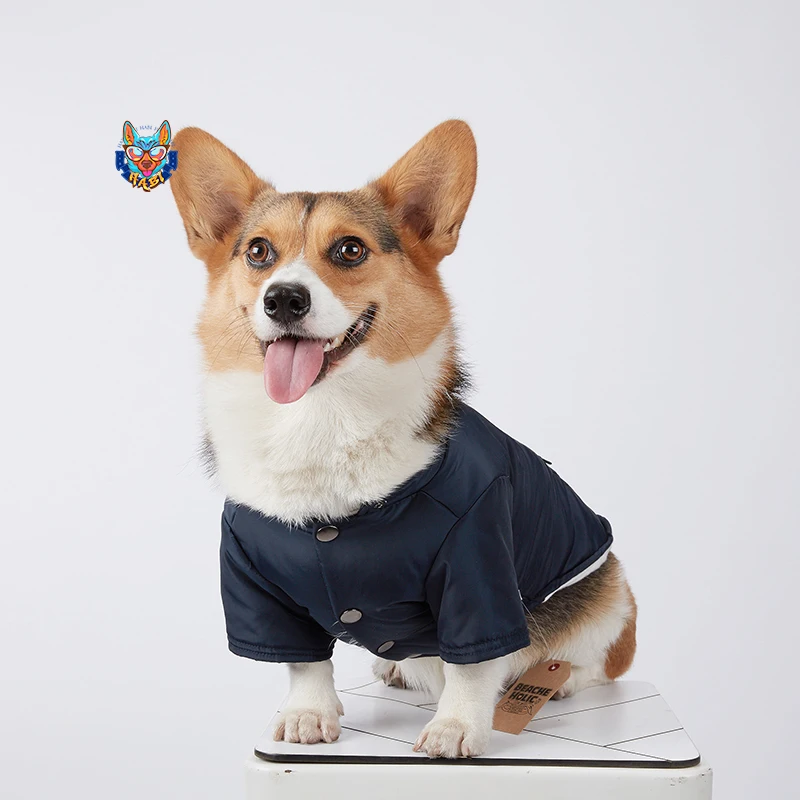 Зимняя Теплая Одежда для собак водонепроницаемое пальто Французский бульдог
