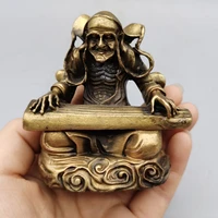 china elaborate brass sculptureimmortal in the form of an old man metal handicraft home decoration