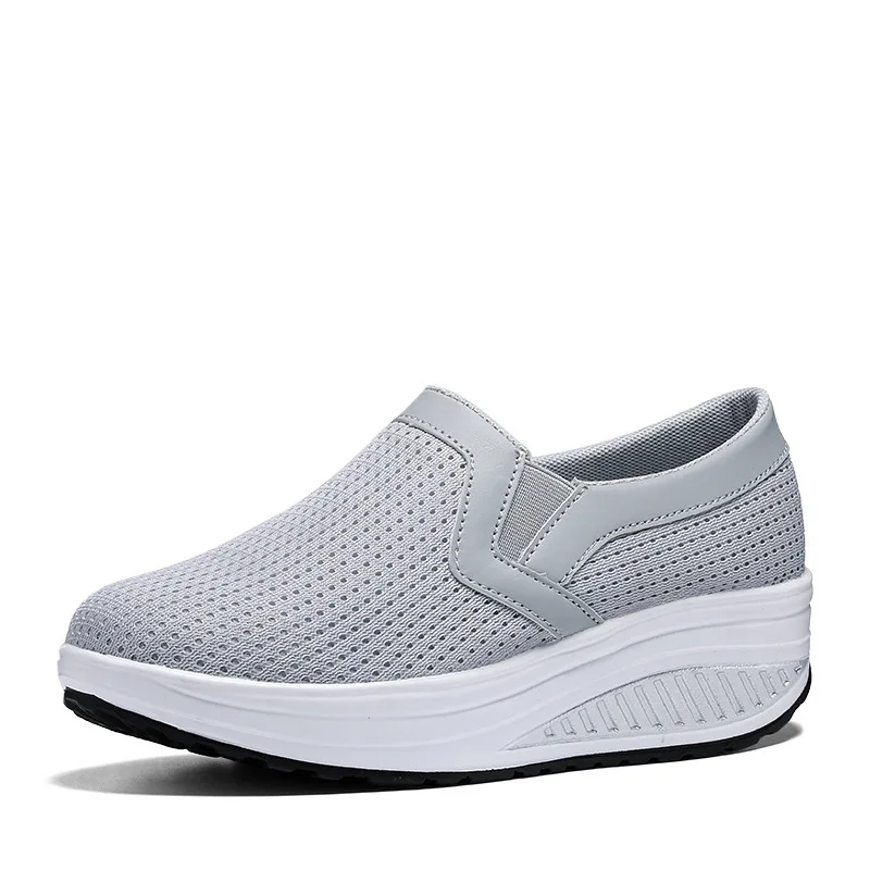 

Women Casual Shoes Sneaker Leisure Women's Fashion Outdoor Mesh Soft Bottom Shoes Solid Slip On Breathable Shoes