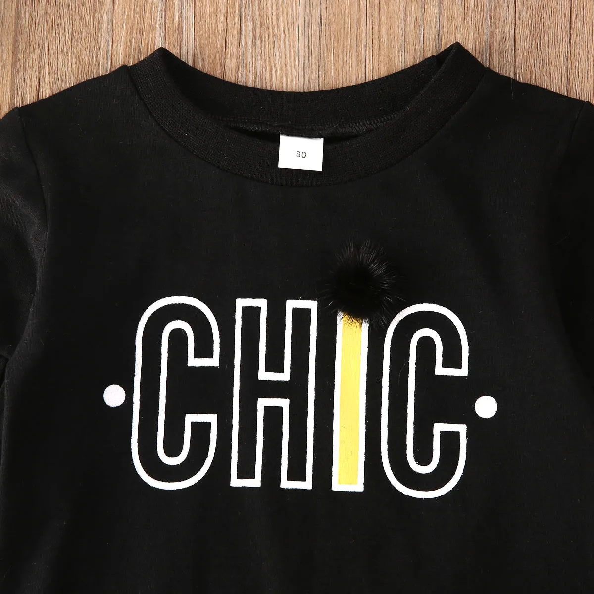 Эксклюзивная детская одежда 2019 для маленьких девочек Топ с длинным рукавом