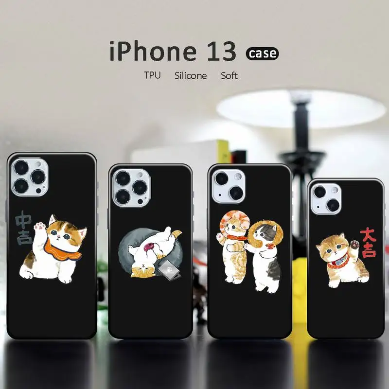 

Cat Phone Case for iPhone 13 12 11 mini pro XS MAX XR 8 7 6 6S Plus X 5S SE 2020