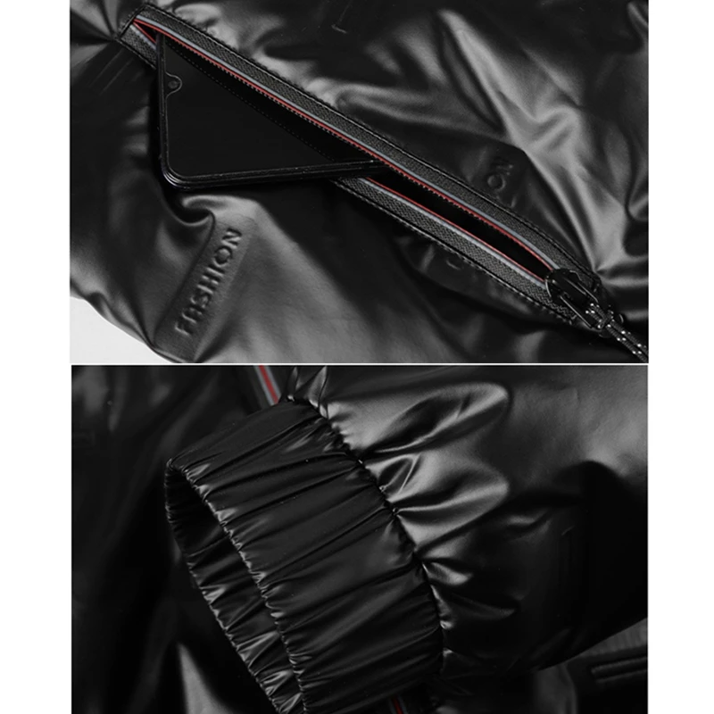 

Male Plus Size Clothing Winter Thick Down Jacket Men Fashion Hip Hop Streetwear Oversized Motorcycle Down Jackets Quilted Coat