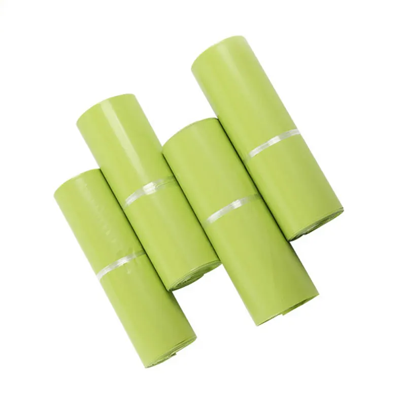 

50Pcs/lot New Plastic Envelope Storage Bags Waterproof Self Seal Express Courier Bag Green Color Thicken Poly Gifts Mailing Bags