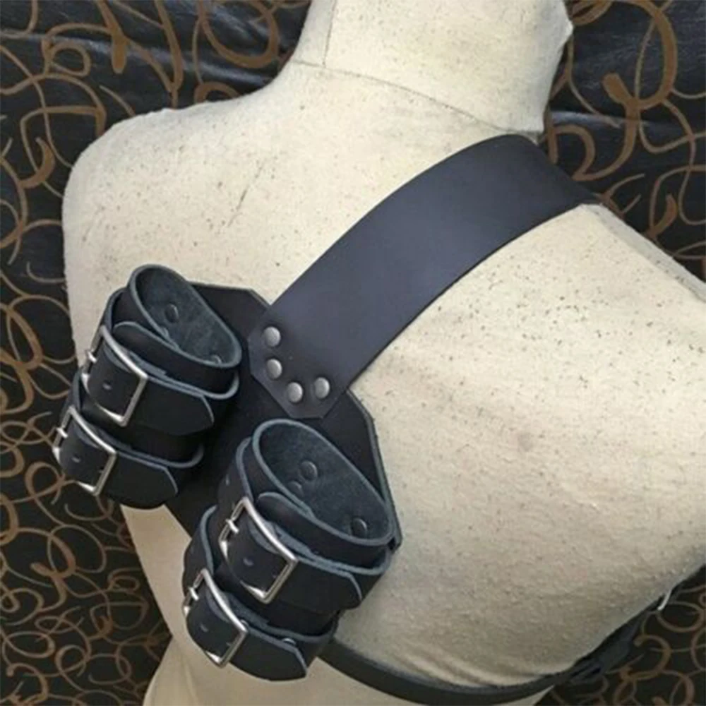 Аксессуары для косплея в средневековом винтажном стиле рыцарский кожаный задний