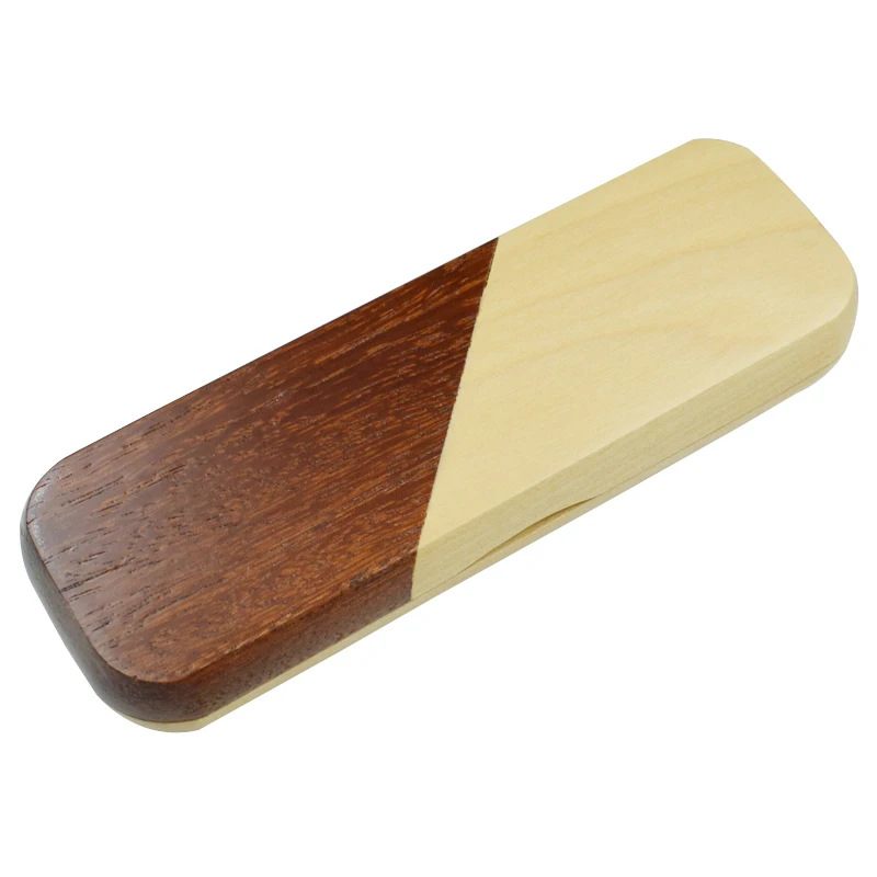 Wooden Pen Box Pencil Case For One From Nature Maple 2 Colors Wood Storage Office School Supplies Stationery | Канцтовары для офиса