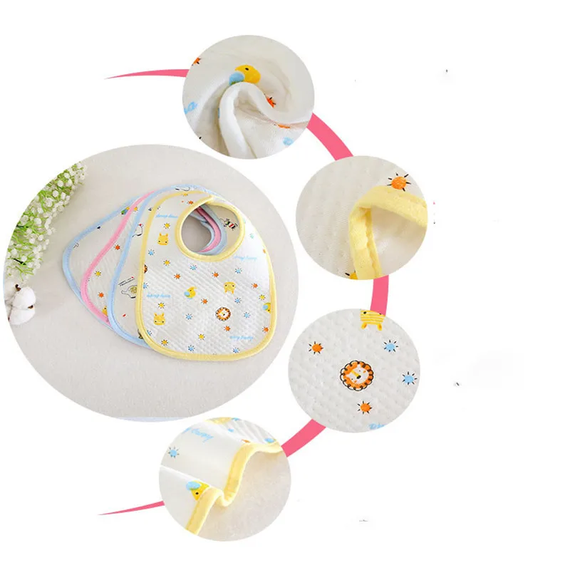 Детские нагрудники для новорожденных водонепроницаемые 28*20 см хлопковые детские