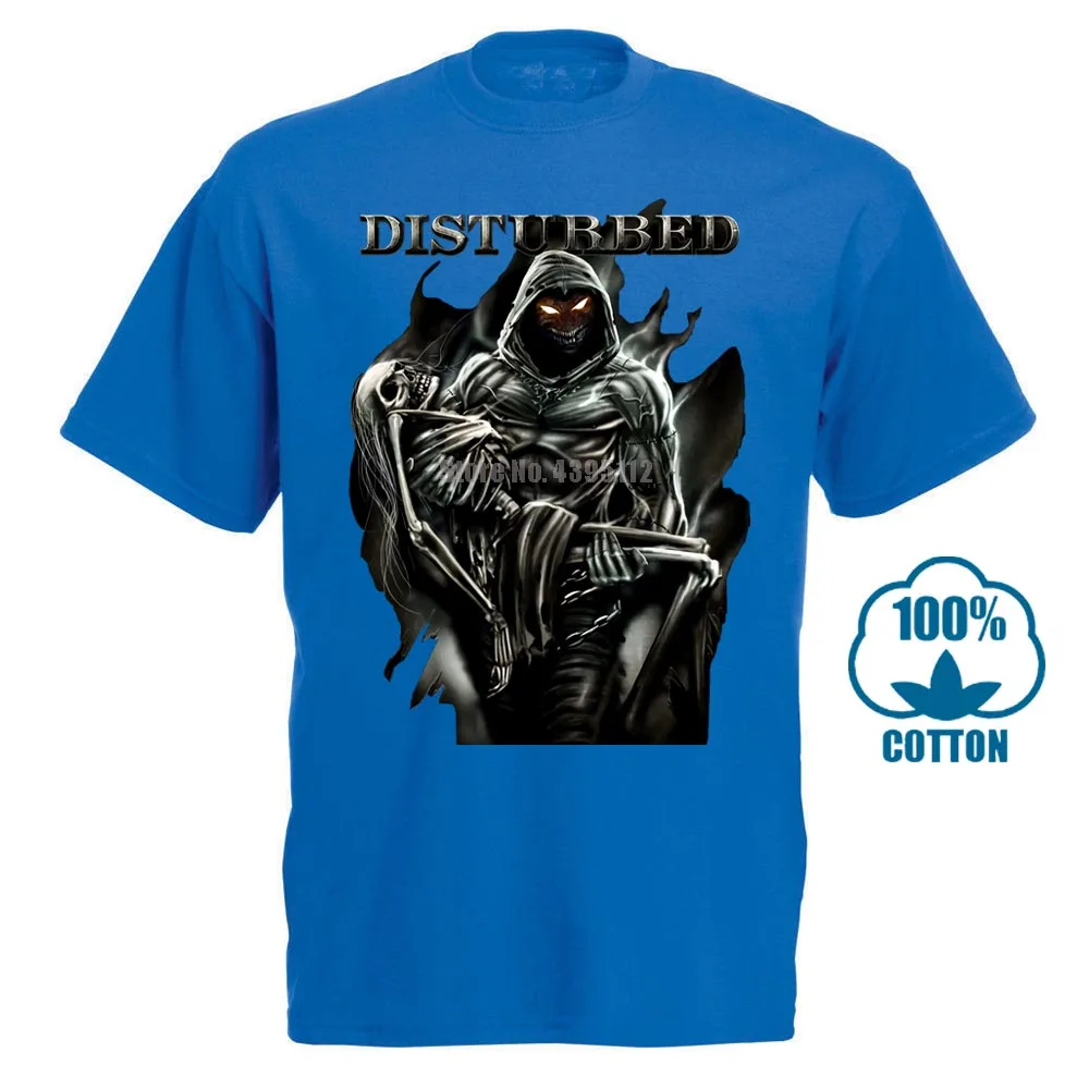 Синий Distursed Lost Souls рубашка s m l Xl Xxl Официальная футболка металлическая рок-группа футболка - Цвет: Синий