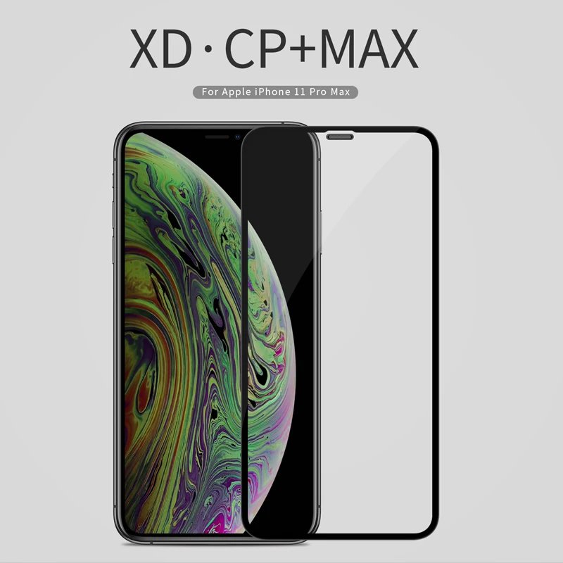Теплоизогнутое изогнутое полное покрытие для Iphone 11 Pro Max XR X XS закаленное стекло