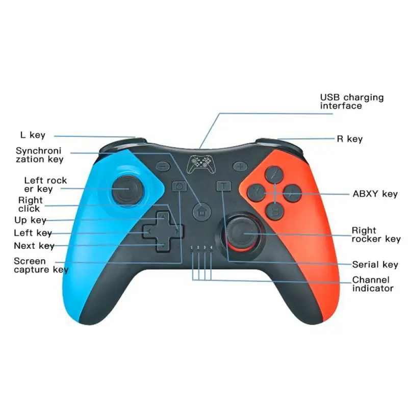 Bluetooth Pro геймпад для консоли N-Switch NS-Switch беспроводной джойстик видеоигр