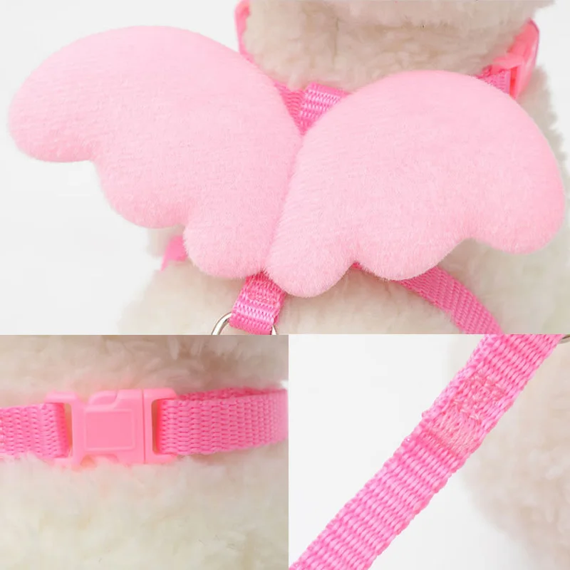 

New Breathable Polyester No Pull Dog Harness Vest Angle Wing Adjustable Pet Harness For Small Medium Dogs Cats Puppy Arnes Perro