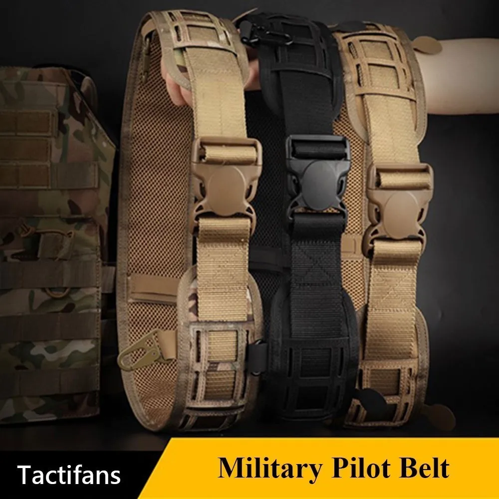Тактический модульный Мягкий ремень Molle поддержка талии быстросъемный боевой