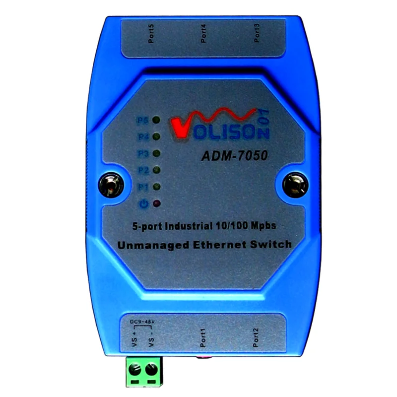 ADM 7050 5 портовый промышленный переключатель неуправляемый 100 м|Детали и