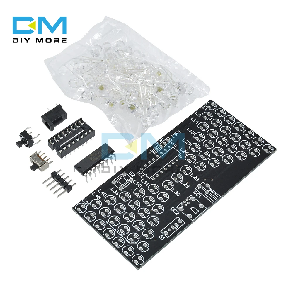 Электронные песочные часы 5 В DIY комплект Забавные электрические наборы для