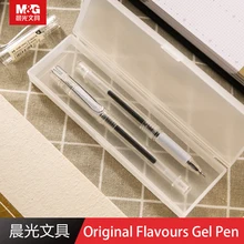 M&G AGPB7602 Original Flavour Gel Pen 0.5MM Reinforced Full Needle Tube Black Pen School Supplies Office Supplies Stationery