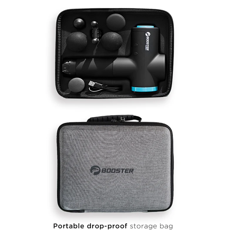 

BOOSTER M2-12V LCD Professional Deep Muscle Massager Pain Relief Body Relaxation Facial Gun Fitness Display Massage Gun