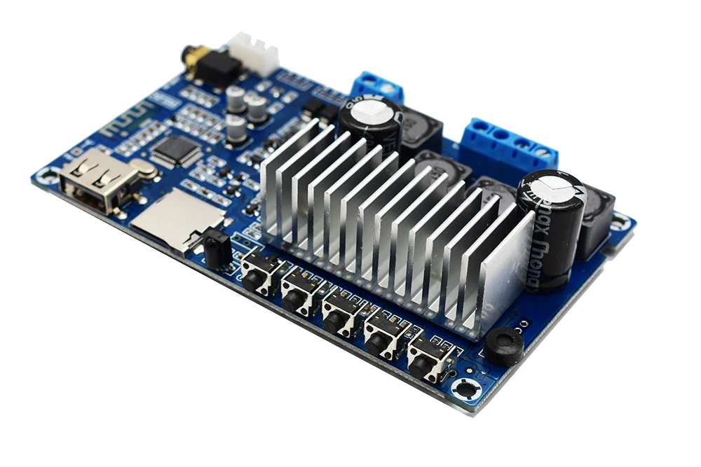 Lusya TPA3116D2 Bluetooth 5,0 Плата усилителя приема 50 Вт* 2 fm-радио USB декодирование WMA MP3 F5-001