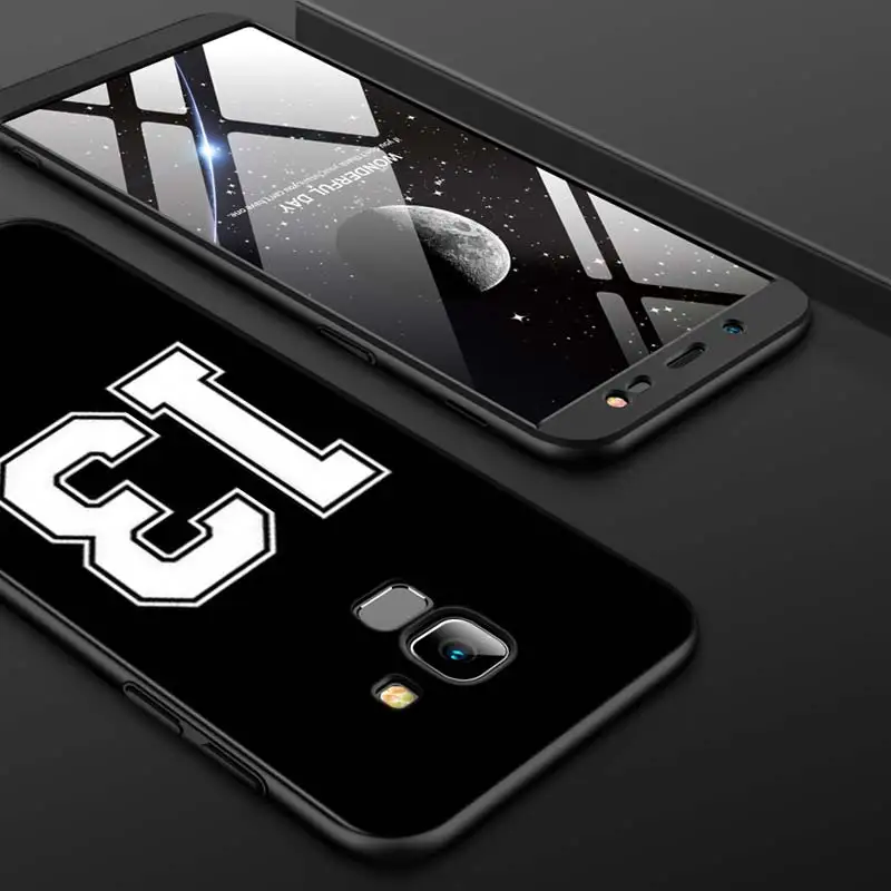 

Black Cover Lucky Numbers 23 24 for Samsung Galaxy J8 J7 Duo J6 J5 Prime J4 Plus J3 J2 Core 2018 2017 2016 Phone Case