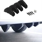 Универсальный автомобильный спойлер на задний бампер, 4 шт., для Hyundai ix35 iX45 iX25 i20 i30 Sonata,Verna,Solaris,Elantra,Accent,Veracruz