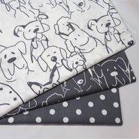 diy patchwork cotton fabric baby childrens cotton fabric household sewing supply for background curtain sheets prints dog dot