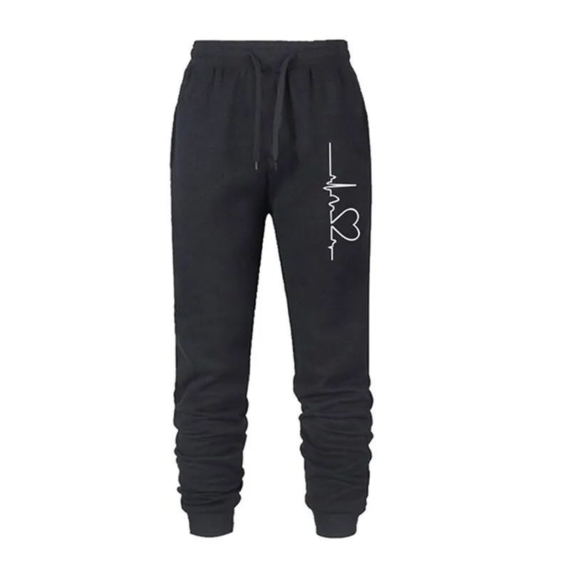 

Sexy High Waist Loose Fleece Sweatpants Trousers With Pockets 2021 Fall Winter Black And White Womens Joggers Sweat Pants
