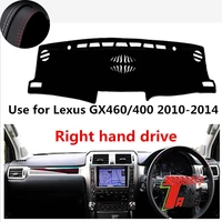 taijs factory leather car dashboard cover protective simple for lexus gx460400 2010 2011 2012 2013 2014 right hand drive