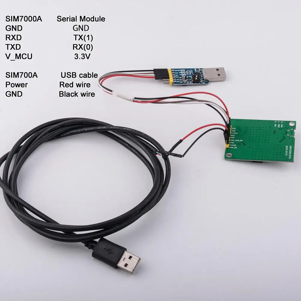 

DIYmall SIM7000A Board 4G Module With USB to 2.54mm Dupont Cable Female