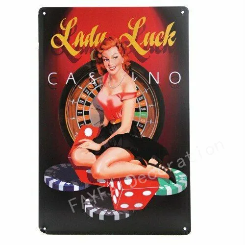 Винтажный Ретро сексуальный Pin Up Girl оловянный знак металлический Декор|Таблички