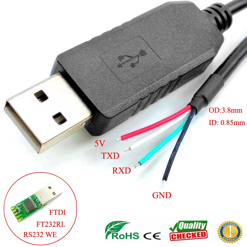 FTDI USB безобрывный RS232 адаптер кабель WE 1800 BT|usb serial rs232|serial rs232rs232 adapter |