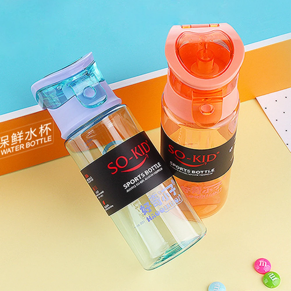 400 мл Термос ребенок бутылки на открытом воздухе бутылка для воды с трубочкой