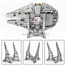 Vertical Display Stand For Ultimate Millennium 75192 Falcon Compatible With 05132 Star Toys Wars Accessories Collectible Model