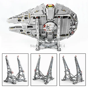 vertical display stand for ultimate millennium 75192 falcon compatible with 05132 star toys wars accessories collectible model free global shipping