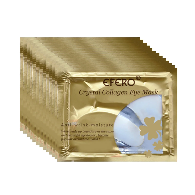 Коллагеновая маска для глаз Black Tea гидрогелевая от темных кругов перламутровая