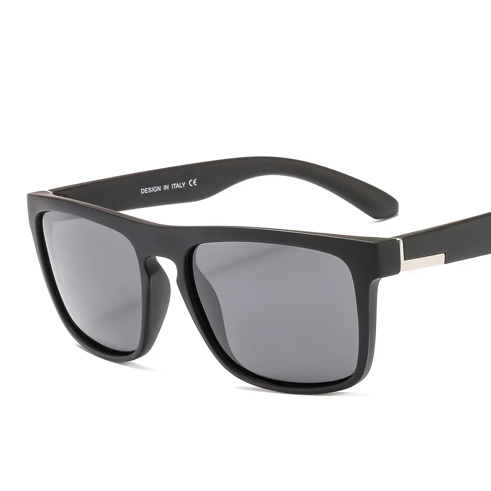 

DJXFZLO 2020 new Brand Design Polarized Sunglasses For Men Driving Fashion Square Black Frame Cool Travel Sun Glasses Women