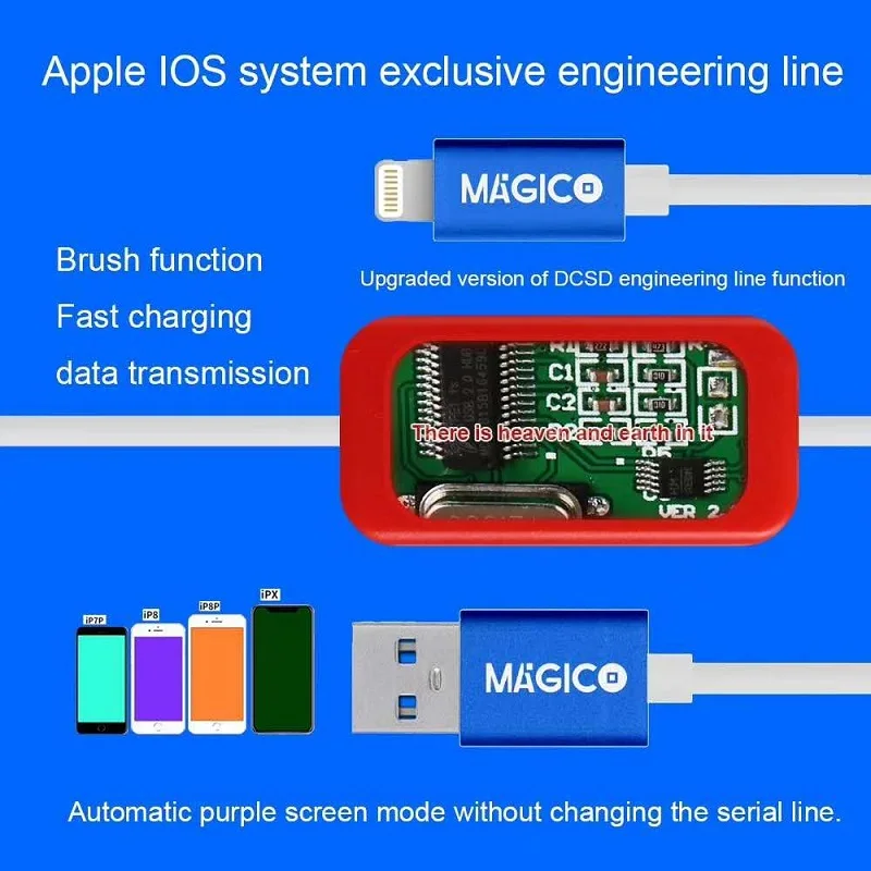 Кабель DCSD Alex Серийный порт линии Dcsd для iPhone последовательный инженерный кабель