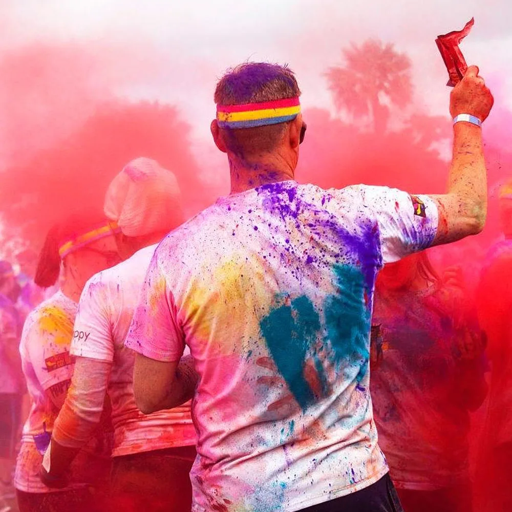 5 упаковок 3 53 унций цветной порошок Besegad кукурузного крахмала мука для HOLI