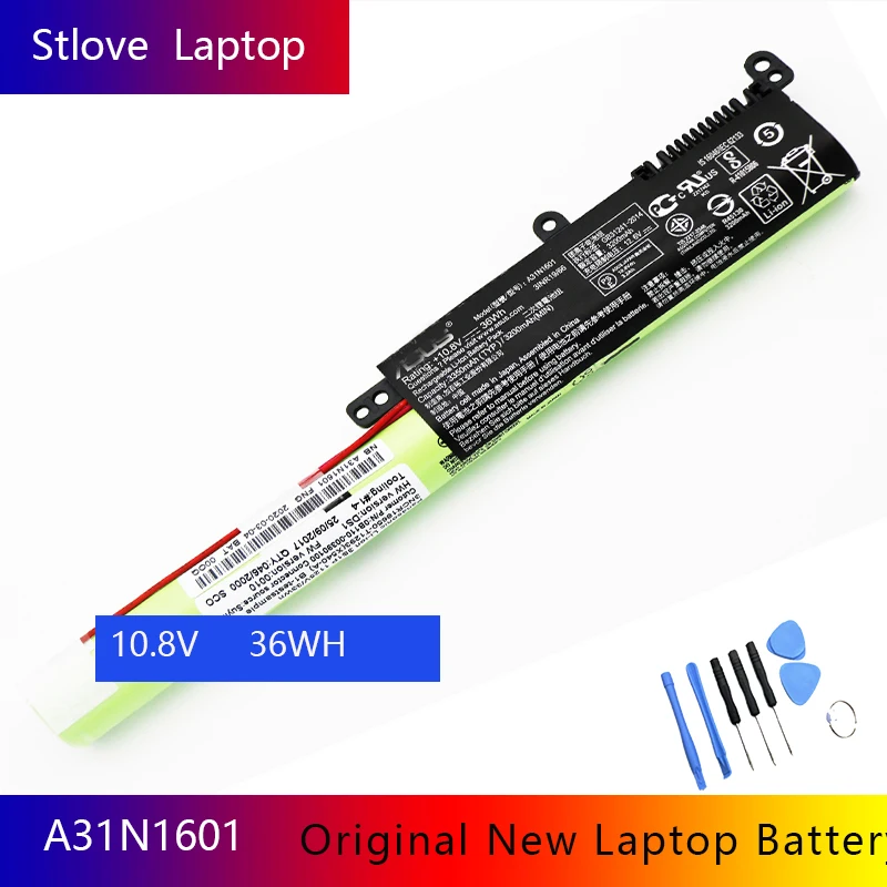 A31N1601 Оригинальный аккумулятор для ноутбука ASUS VIVOBOOK X541 X541U X541SA X541SC X541UV R541UA R541UA-RB51 F541UA.