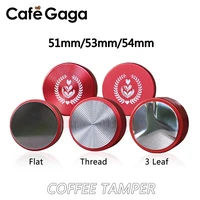 515354mm adjustable 304 stainless steel coffee espresso tamper thread base distribution tools coffee machine accessories